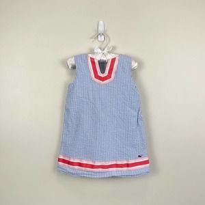 Vineyard Vines Seersucker Sleeveless Shift Dress 2T